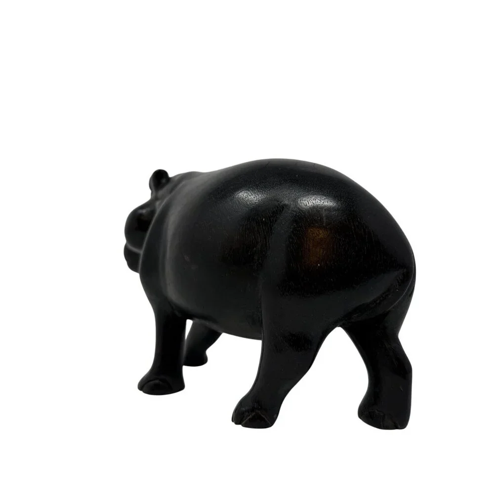 Vintage‎ Ironwood Hippo Figurine 8